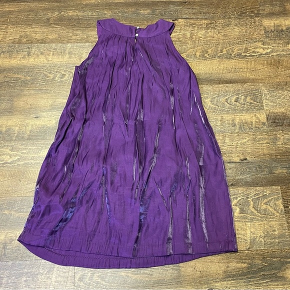 Mini Boden Girl's Sleeveless Purple Gold Embellishment Size 11-12Y Party Dress - Picture 9 of 10